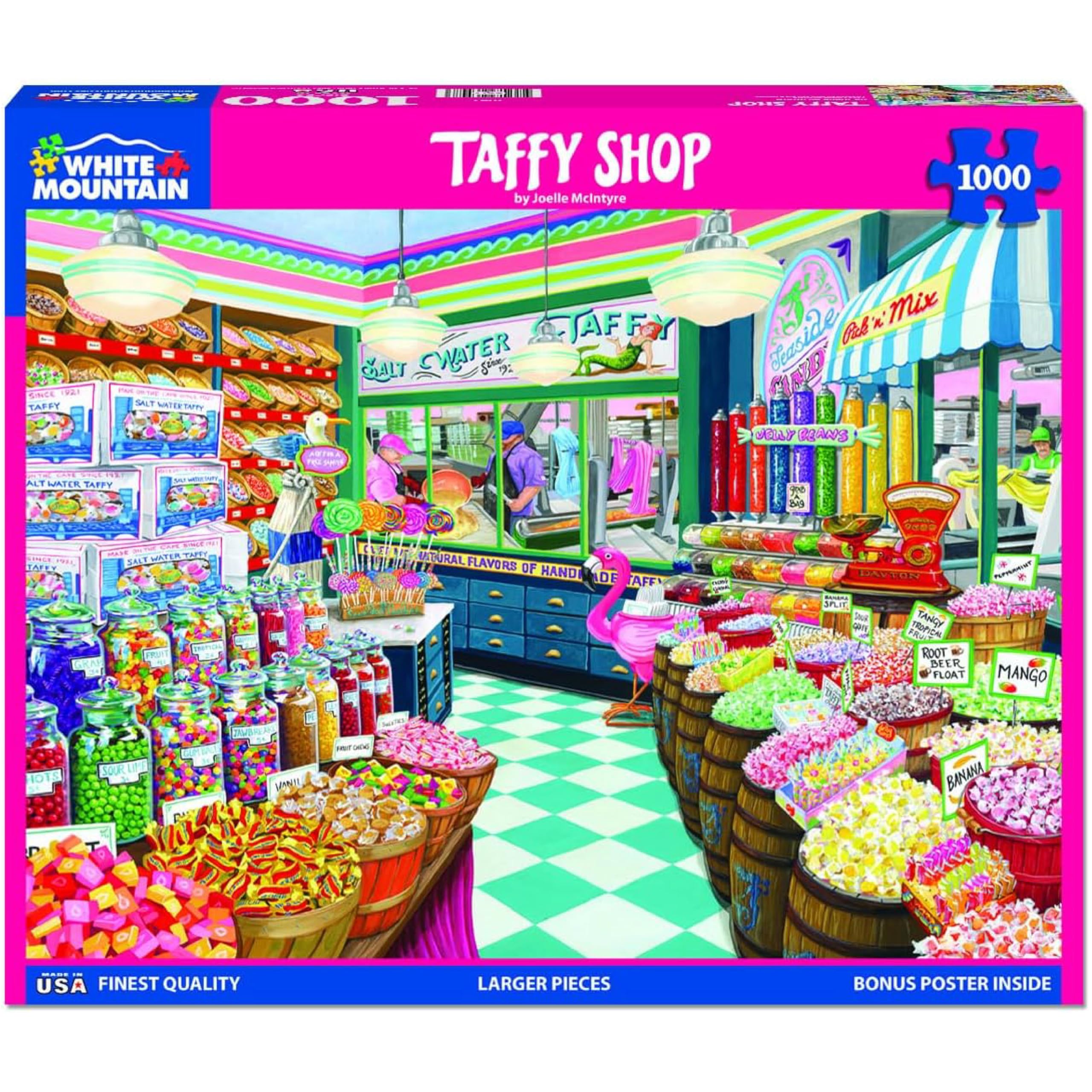 Amazon.com: White Mountain 1000 Piece Jigsaw Puzzle Nostalgic